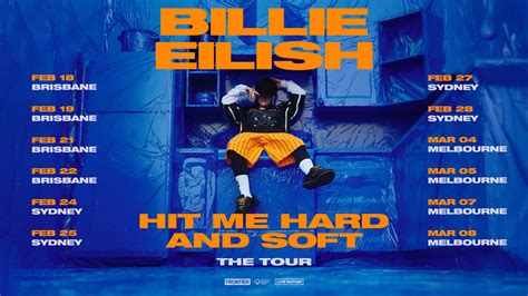 BILLIE EILISH ANNOUNCES ‘HIT ME HARD AND SOFT’ TOUR - AUS DATES IN ...