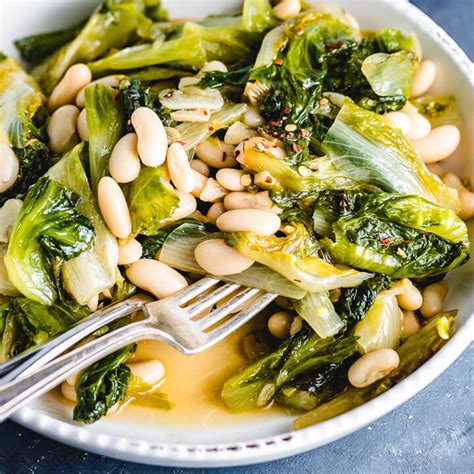 Escarole with White Beans and Parsley – Just Farmed