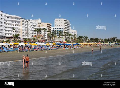 Cyprus Larnaca District Larnaca public beach Stock Photo - Alamy