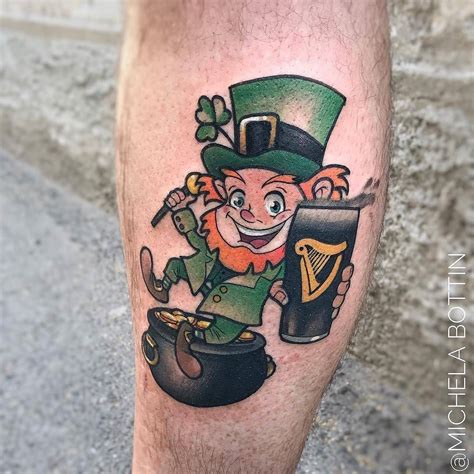 Leprechaun tattoo done by @michelabottin | www.otzi.app | Leprechaun tattoos, Leprechaun tattoo ...