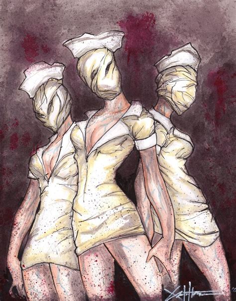 Silent Hill Nurses by ChrisOzFulton on DeviantArt | Silent hill nurse, Silent hill, Dark art ...