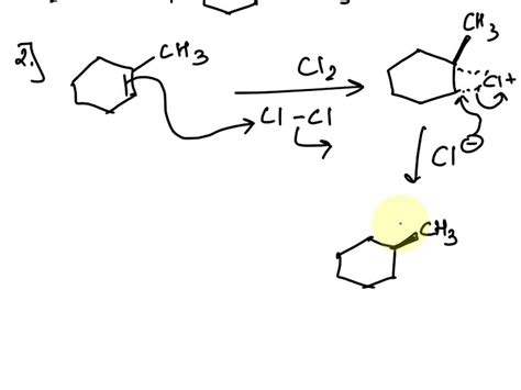 SOLVED: 1. Draw a stepwise reaction mechanism for the reactions of 1 ...