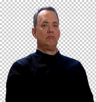 Fun With PNGs! — Tom Hanks is sad. Download the transparent png and...