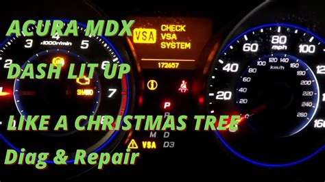 ACURA MDX CHECK ENGINE LIGHT ON, VSA LIGHT ON, ABS LIGHT ON / DASHBOARD ...