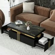 Beautiful Drew Stowaway Coffee Table with Storage by Drew Barrymore ...