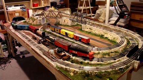 Frank's small 027 scale layout for O scale train 2018 | Ho scale train ...