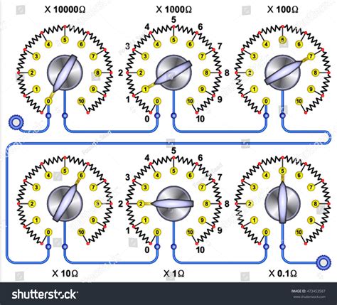 Decade Resistance Box Circuit Diagram