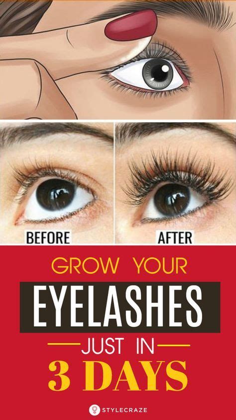 10 Natural Remedies To Make Your Eyelashes Longer | How to grow ...