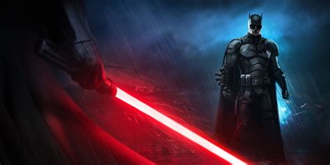 Star Wars vs DC Fan Art Imagines Epic Darth Vader & Batman Showdown