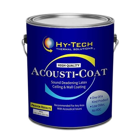 Acousti Coat Sound Absorbing Paint|Hy-Tech Thermal Solutions