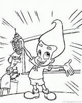 Jimmy Neutron Coloring Pages & Books  100% FREE And Printable sketch template