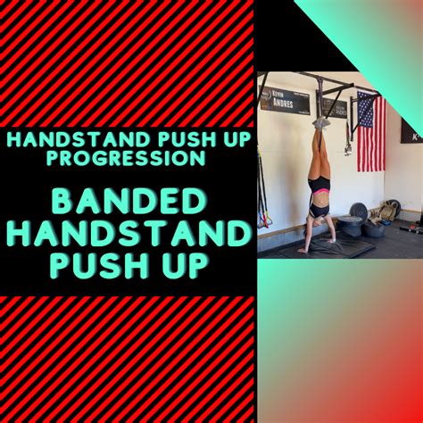 Handstand Push Up Progression Variation | Banded Handstand Push Up - K Squared Fitness