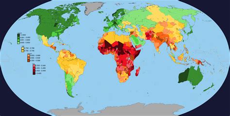 HDI map, subnational : r/MapPorn