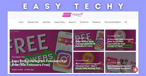 Easy Techy: To Gain Instagram Followers