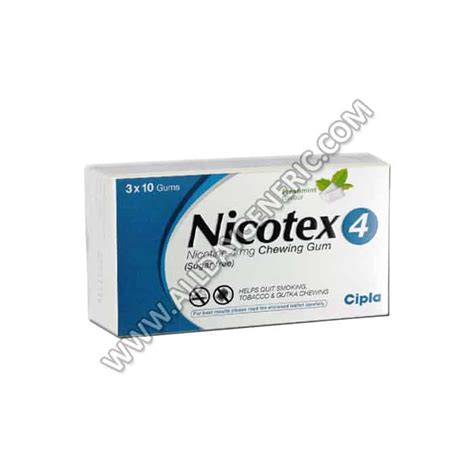 Nicotine uses (Nicotex 4 mg) 100% Quality 50% Off Shop Now!