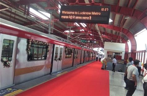 [Pics] Lucknow Metro System's Line-1 Inaugurated - The Metro Rail Guy