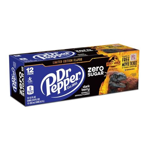 Dr Pepper Dark Berry Zero- 12 Pack (12 x 355ml)