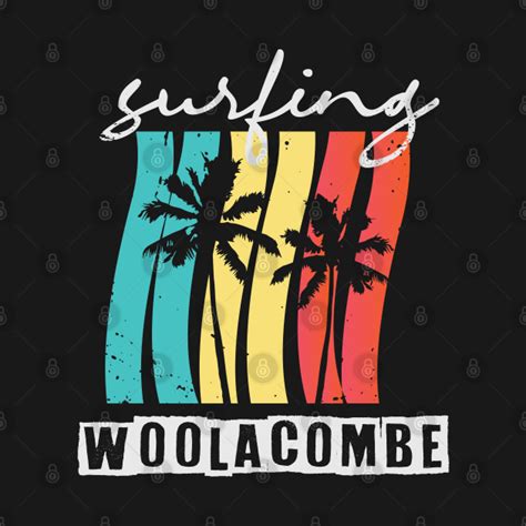 Woolacombe Surfing - Woolacombe - T-Shirt | TeePublic