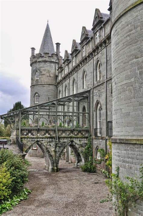 Inverary Castle, Scotland, also known as Duneagle Castle from Downton ...