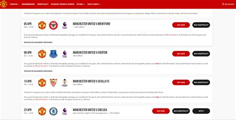 Manchester United Tickets: Where to Buy (Update July 2024)