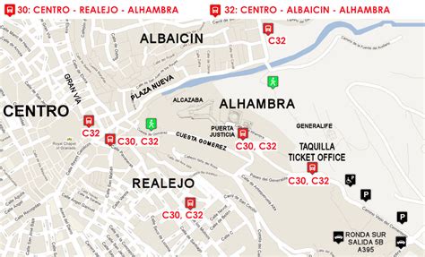 The Alhambra in Granada: how to get to the Alhambra