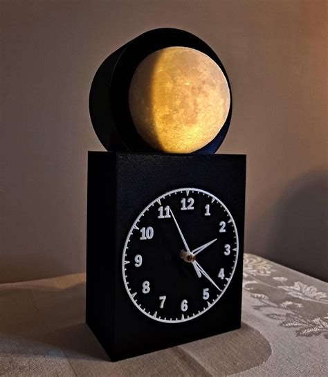 Lighted 3D Moon Phase Clock : 11 Steps (with Pictures) - Instructables