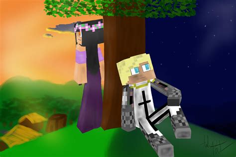 Aphmau and Garroth Day and Night by AlishaBluefox on DeviantArt