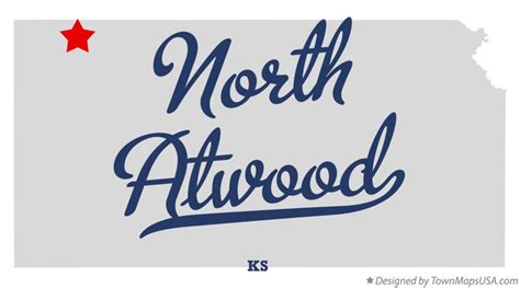 Map of North Atwood, KS, Kansas