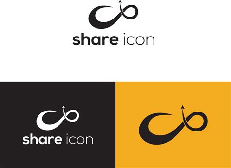 Share iconic logo design 6568917 Vector Art at Vecteezy