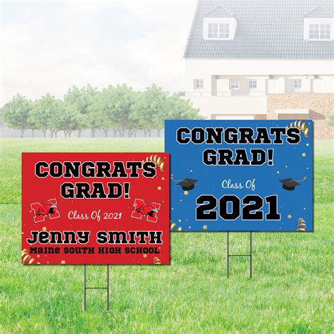 Graduation Lawn Signs: CopySetPrinting | Printing in Des Plaines