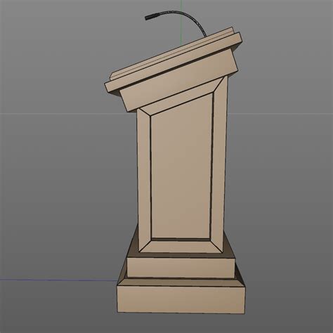 3D podium model - TurboSquid 1201533