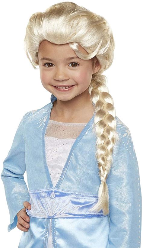 Disney Frozen 2 Elsa Wig, 20" Long with Iconic Braid for, Wig, Size No Size lm8Z | eBay