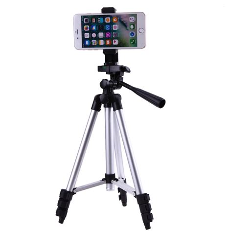 Professional Mobile Phone camera Tripod Stand Holder Adjustable Tripods Bracket 1/4" Screw ...