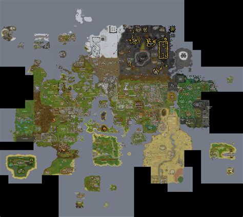 Osrs World Map / The Osrs World Map In 3d Using Height Data R 2007scape ...