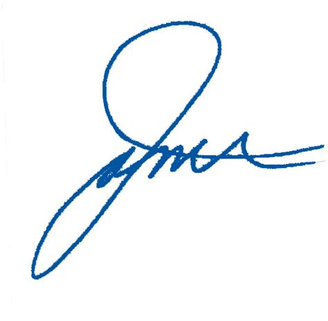 Blue Signature Png