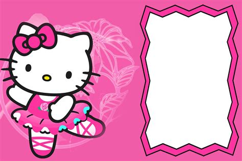 Hello Kitty Free Printable Invitation Templates