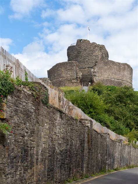 View of Launceston Castle, Cornwall, UK. Stock Photo - Image of landscape, architecture: 195274462