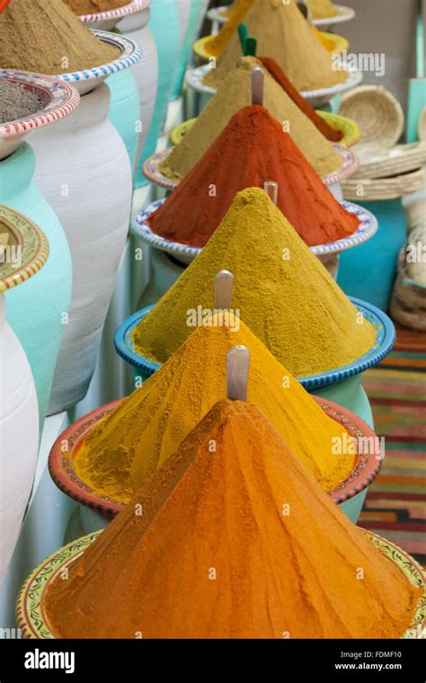 Spices at the market Marrakech, Morocco Stock Photo - Alamy