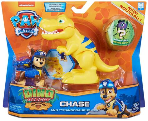 Paw Patrol Dino Rescue Chase Tyrannosaurus Rex Figure Set Spin Master - ToyWiz