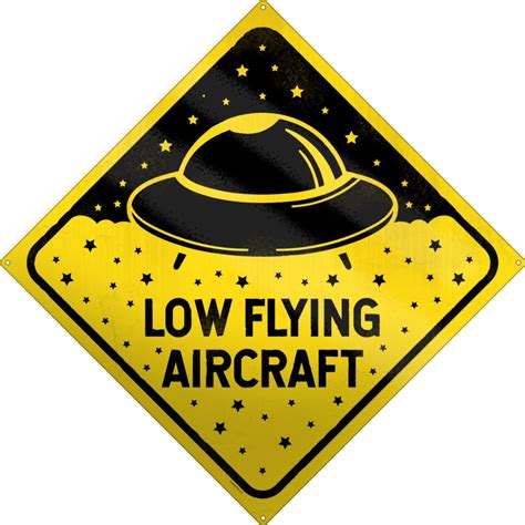 Low Flying Aircraft Sci-Fi Tin Sign | Tin signs, Custom picture frame ...