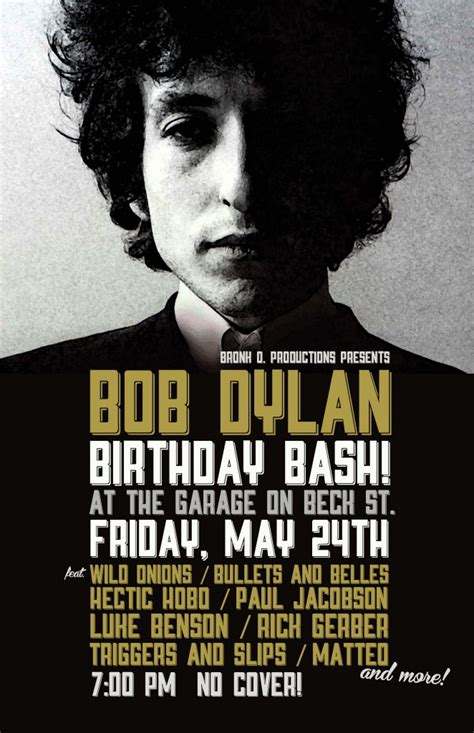 Bob Dylan Birthday Bash