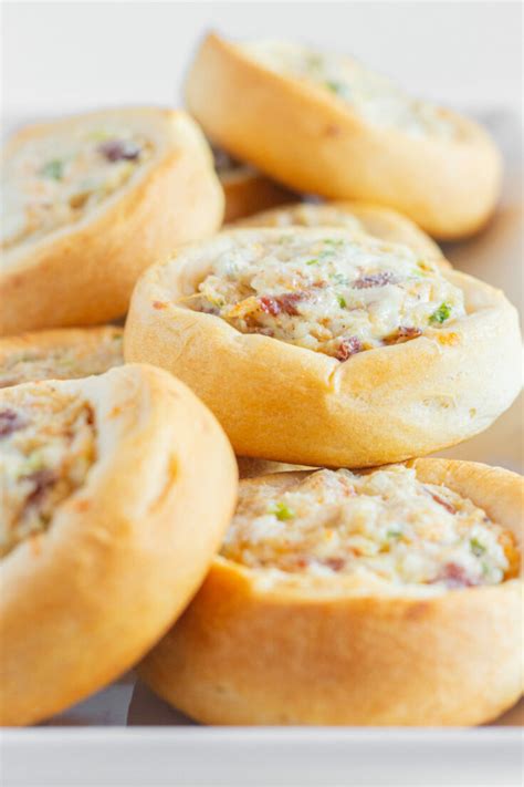 Easy Chicken Cream Cheese Crescent Rolls - Practically Homemade