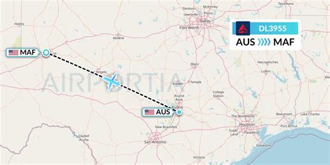 DL3955 Flight Status Delta Air Lines: Austin to Midland (DAL3955)