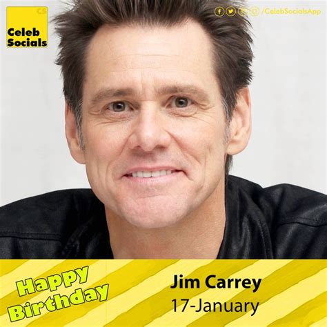 #CelebSocials wishes a Very #HappyBirthday to Jim Carrey #HBDTJimCarrey ...