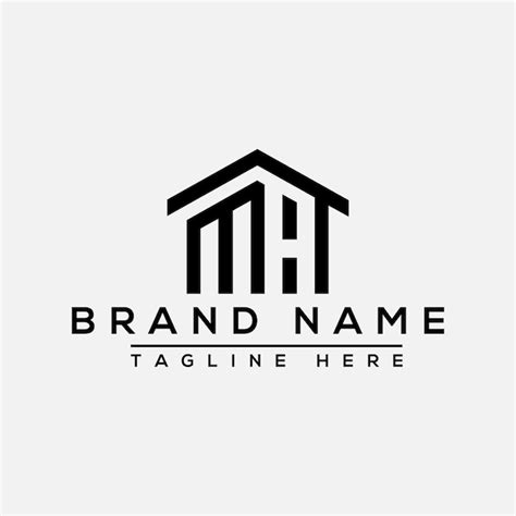 Premium Vector | MH Logo Design Template Vector Graphic Branding Element