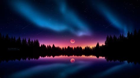 1920x1080 Colorful Night Stars Laptop Full HD 1080P HD 4k Wallpapers, Images, Backgrounds ...