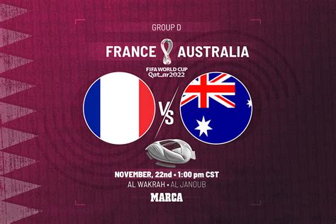 World Cup 2022: France - Australia: Game time and where to watch the 2022 Qatar World Cup match ...