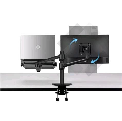 Aluminum Height Adjustable Monitor Laptop Dual Arm, Computers & Tech, Parts & Accessories, Other ...