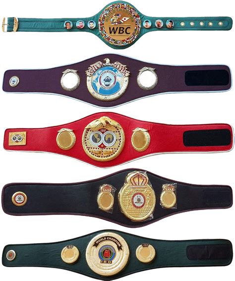 House of Highland 77 WBC WBA WBO IBF IBO Championships Boxing Belt ...