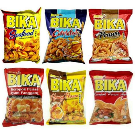 BIKA SNACKS CRACKERS [LARGE 60/70G] (RM6 for 3 packs) | Shopee Malaysia